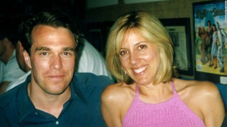 A younger picture of Alisyn Camerota and her husband Tim Lewis.